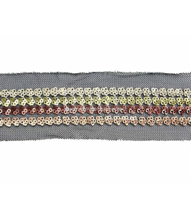 Gallon paillettes/tulle