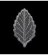 Feuille brodée 2 x 5 cm