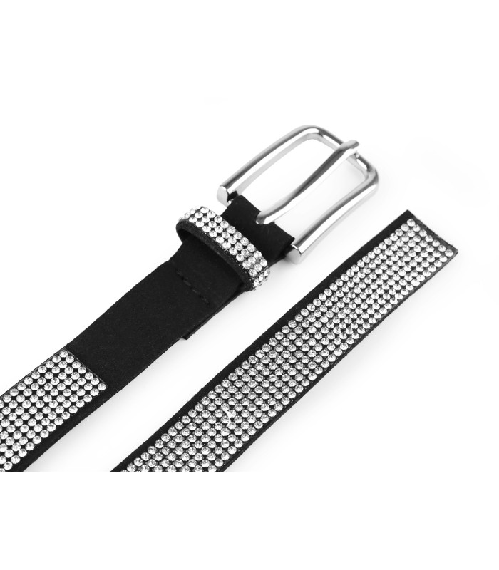 Ceinture pour femmes avec petites pierres sculptées