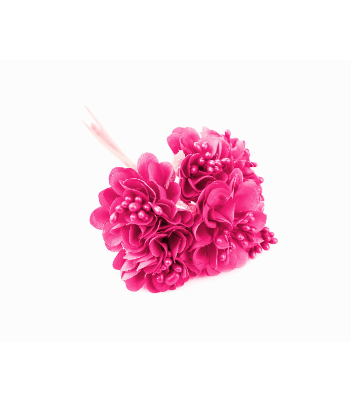 BOUQUET DE FLEUR EN TISSU (6 PCS.) "AMBERES"