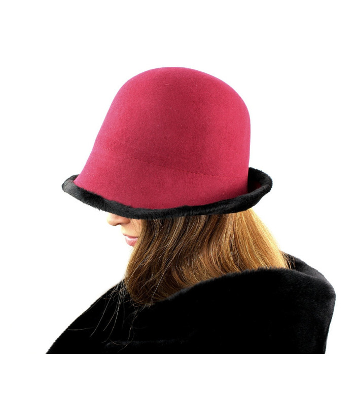 Chapeau en feutre indéformable pour femmes