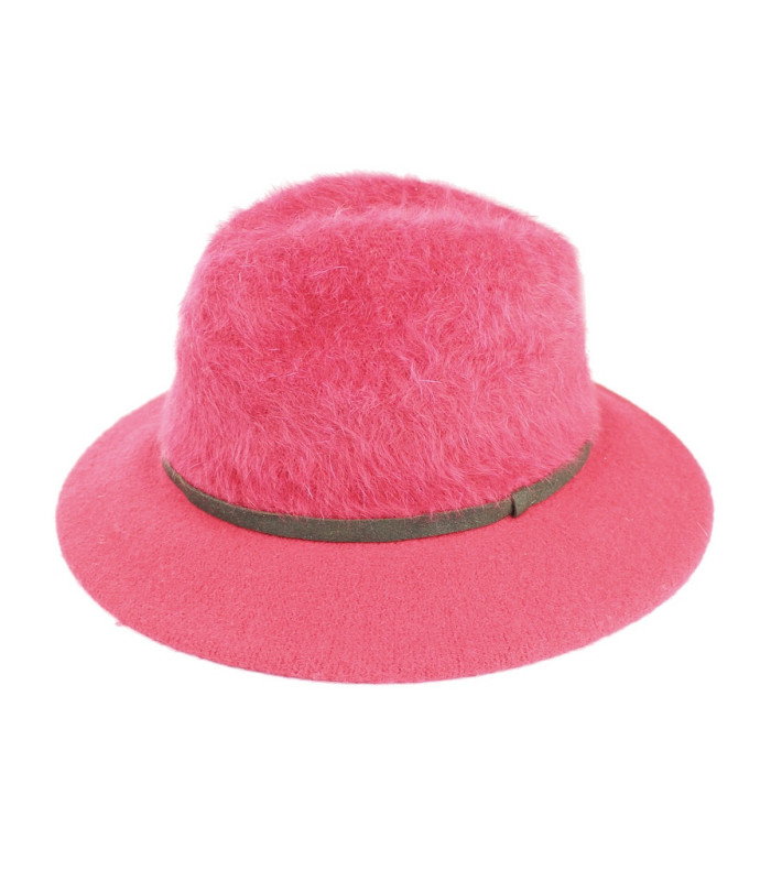 Chapeau de dame en angora/laine - Auto-ajustable