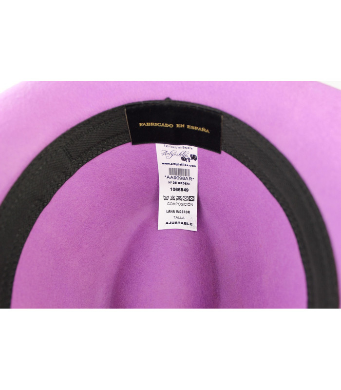 CHAPEAU FEUTRE FEMME 1ª QUALITÉ AUTO-RÉGABLE