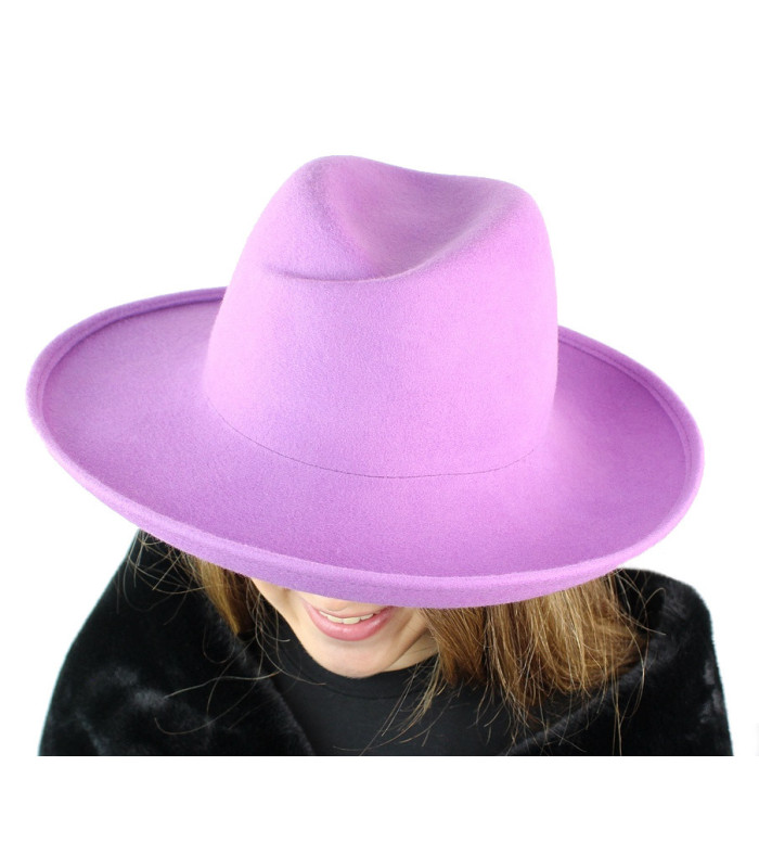 CHAPEAU FEUTRE FEMME 1ª QUALITÉ AUTO-RÉGABLE