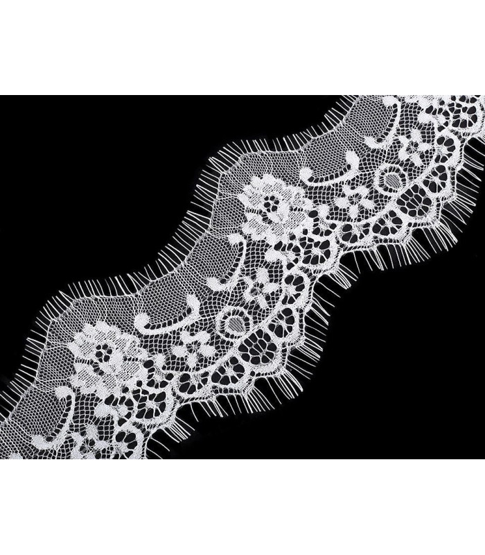 Liseré en dentelle synthétique 1 mt x 10 cms.