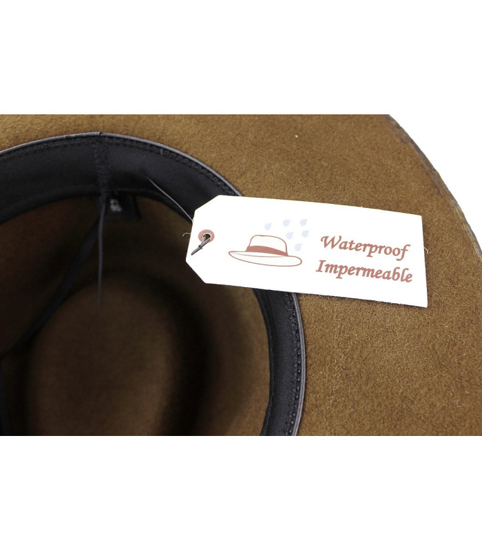 CHAPEAU UNISEX EN FEUTRE IMPERMÉABLE "BENKSHA"