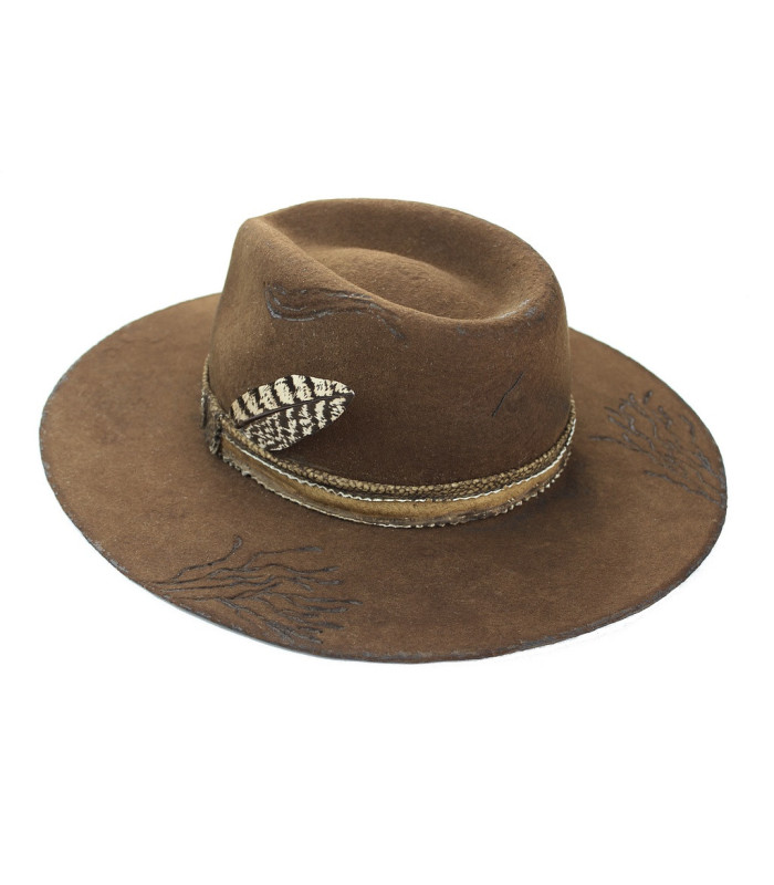 CHAPEAU UNISEX EN FEUTRE IMPERMÉABLE "BENKSHA"