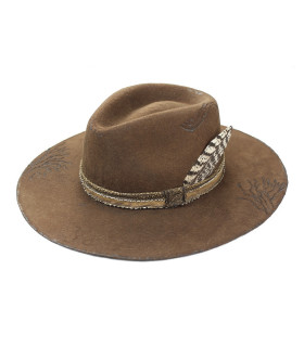 CHAPEAU UNISEX EN FEUTRE IMPERMÉABLE "BENKSHA"