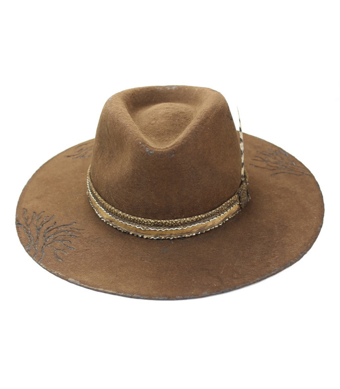 CHAPEAU UNISEX EN FEUTRE IMPERMÉABLE "BENKSHA"