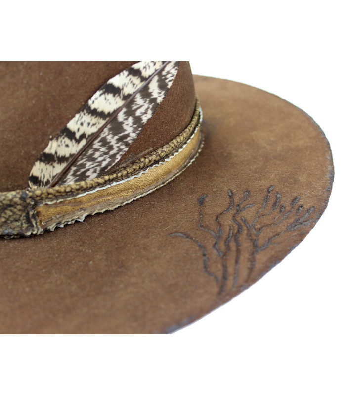 CHAPEAU UNISEX EN FEUTRE IMPERMÉABLE "BENKSHA"