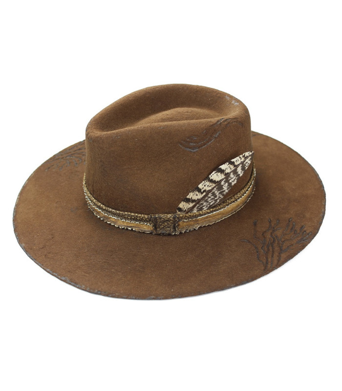 CHAPEAU UNISEX EN FEUTRE IMPERMÉABLE "BENKSHA"