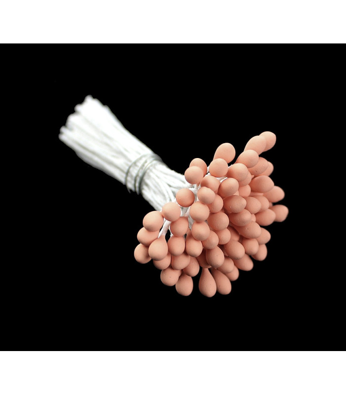 BOUQUET 90 PISTILS 3 MM. MAT TIGE FIL DE FER