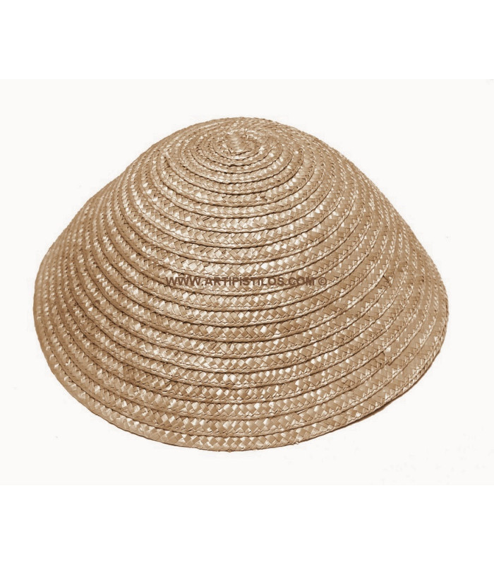 Cône de paille naturelle 35 CMS. DIAMÉTRE