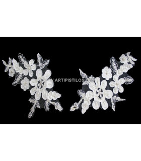 APPLICATION FLORAL RACAILLE