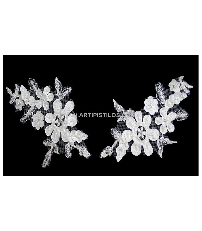 APPLICATION FLORAL RACAILLE