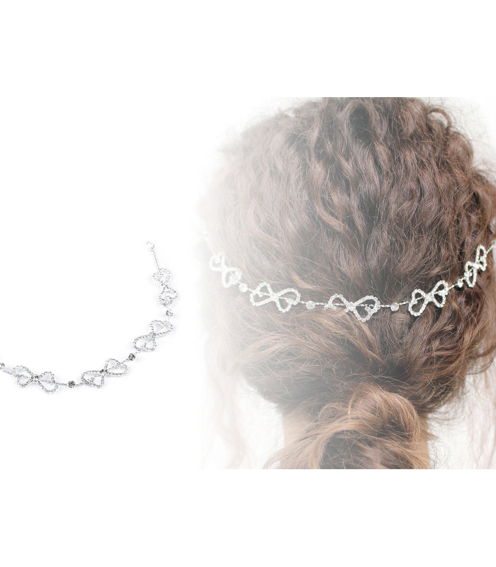 Ornement pour cheveux strass/Serre-tête en strass
