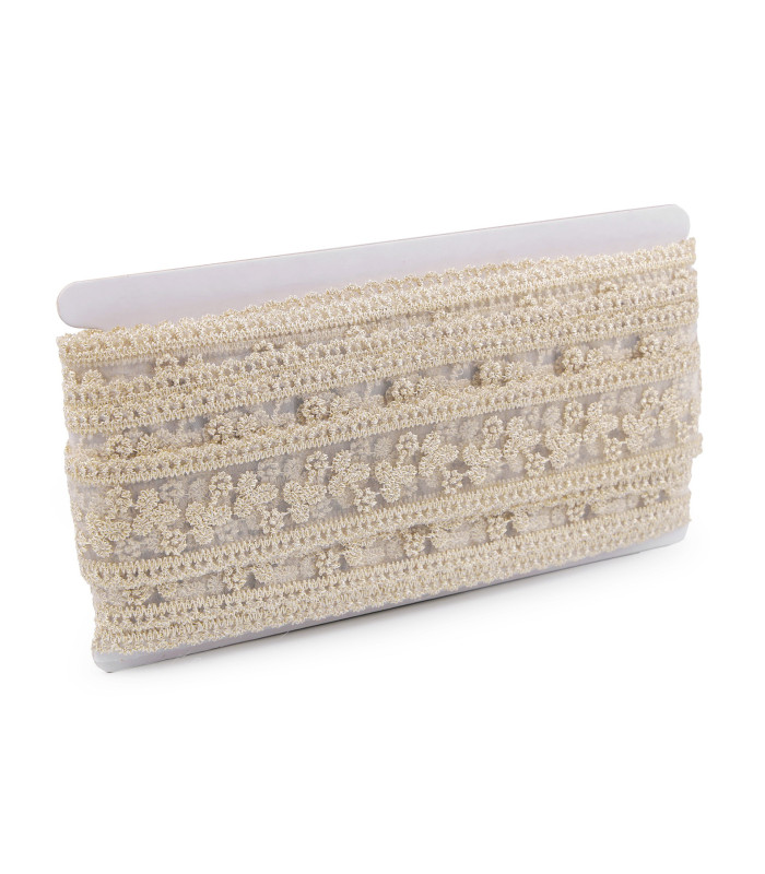 Liseré brodé/tressé avec lurex