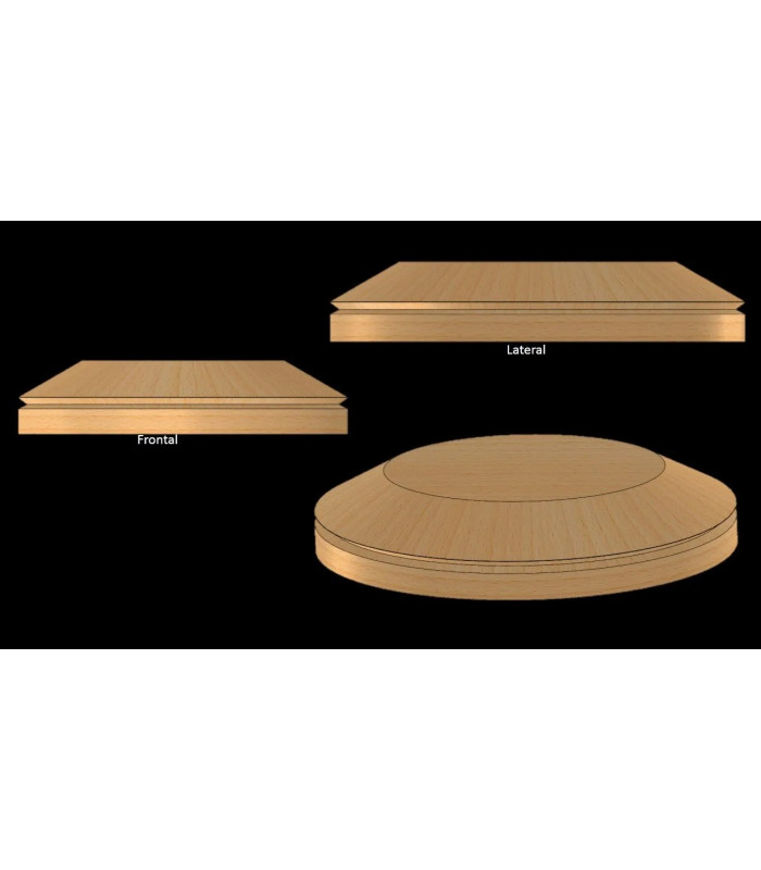 MOULE EN BOIS POUR BORD PAMELA  / 118