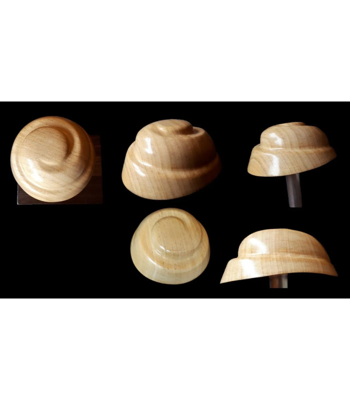 FORME EN BOIS POUR CHAPEAU / 014 - Chapeaux - Matériaux pour chapeaux ...