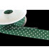 RUBAN EN SATIN À POIS 25 MM.