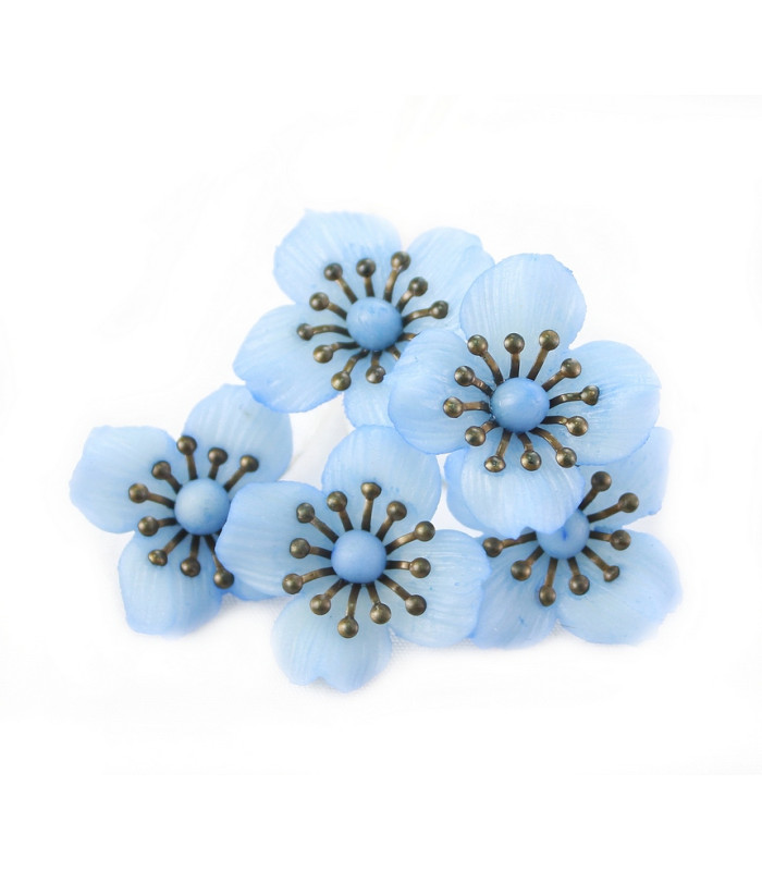 FLEUR DE PORCELAINE FROIDE 23mm