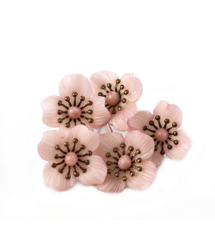 FLEUR DE PORCELAINE FROIDE 23mm