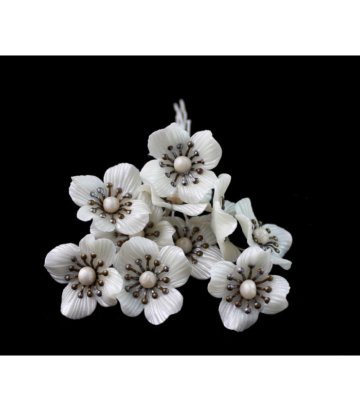 FLEUR DE PORCELAINE FROIDE 23mm