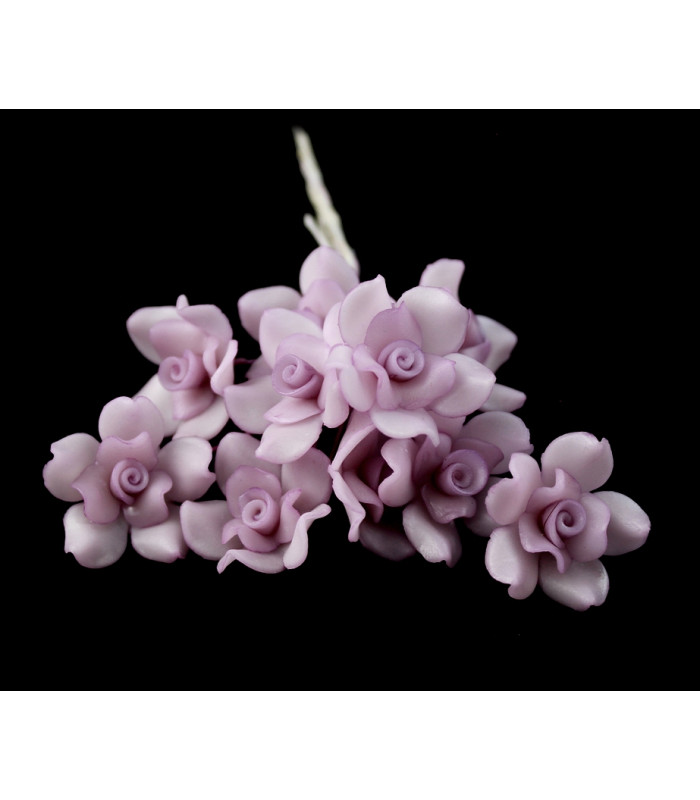 FLEUR DE PORCELAINE FROIDE 18mm
