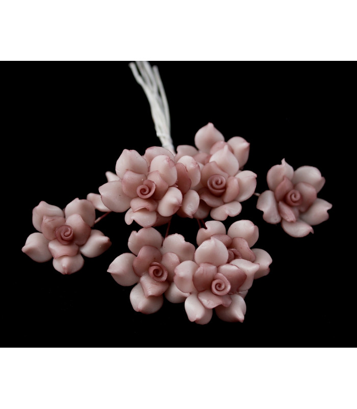 FLEUR DE PORCELAINE FROIDE 18mm