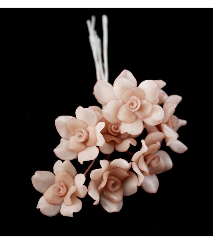 FLEUR DE PORCELAINE FROIDE 18mm