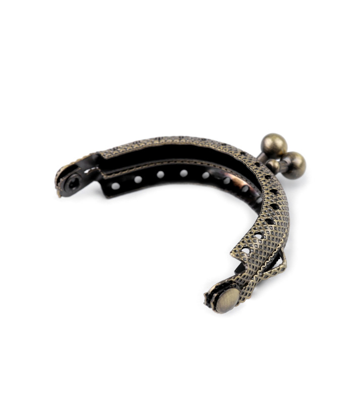 fermoir à bouche en métal vintage pour sacs