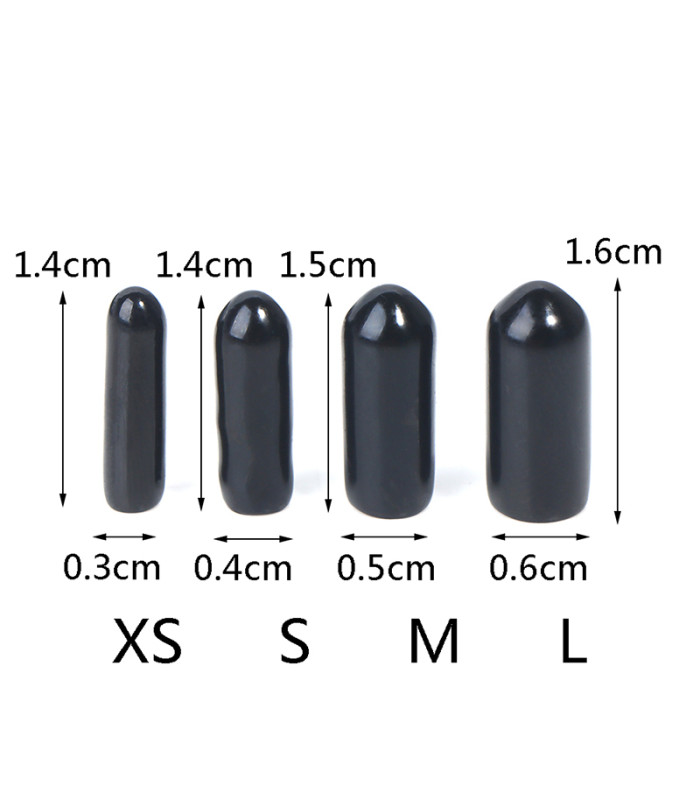 Embout en silicone pour les extrémités des serre-têtes métalliques
