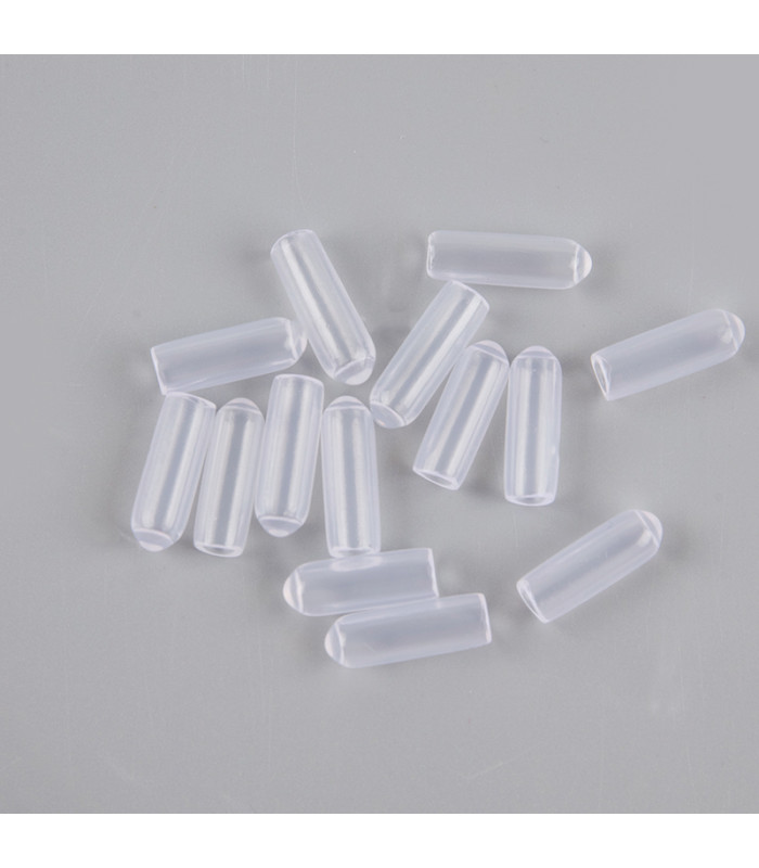 Embout en silicone pour les extrémités des serre-têtes métalliques