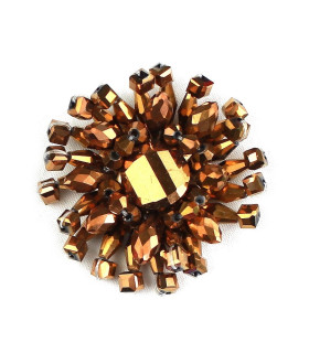 Ornement Textile Polyvalent avec Perles de Verre