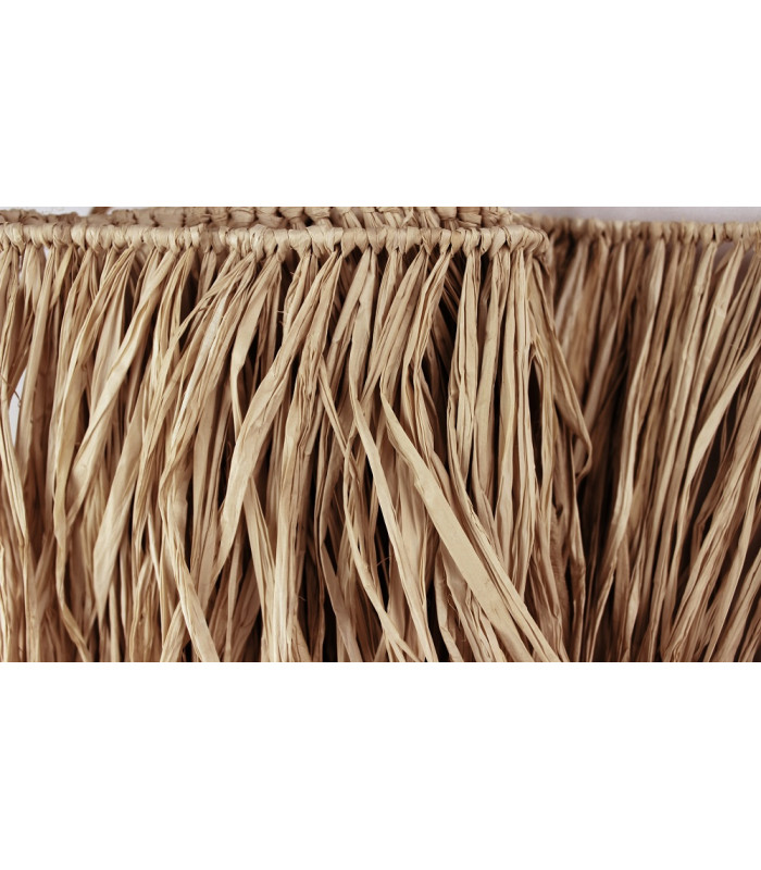RUBAN EN RAFIA 9 mm x 1 m - Raffia 3000 Naturelle - Matériaux pour coiffes,  Tissus de qualité, Franges de plumes, Bobines de fil