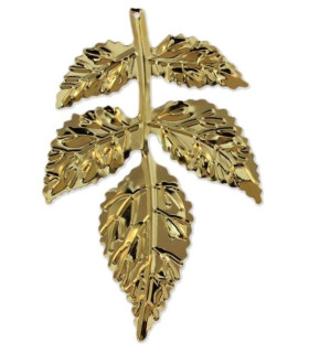 FILIGRANE MÉTALLIQUE "FEUILLES"