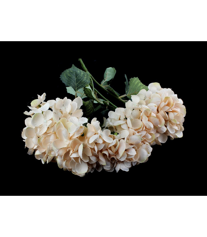 BOUQUET D'HORTENSIAS EN TISSU "THAIS"
