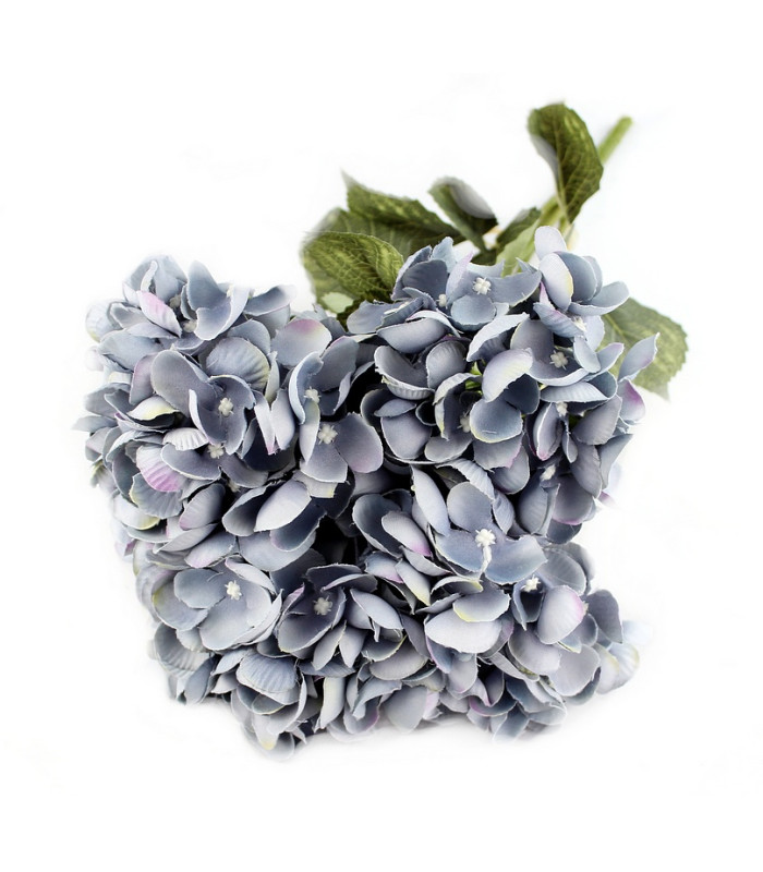 BOUQUET D'HORTENSIAS EN TISSU "THAIS"