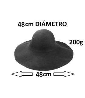 Capeline en Feutre de Laine Mérinos 100% / 48cm diamètre - 200g