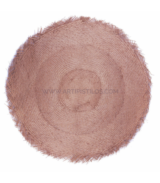 Cône Buntal 3x3 Tresse 40 Cms. Diamètre Sans Apprêt Nude - Bases Et Disques Buntal