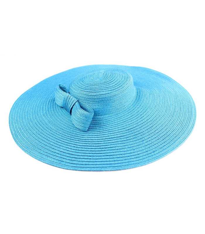 CAPELINE EN PAILLE ARTIFICIELLE TRESSÉE