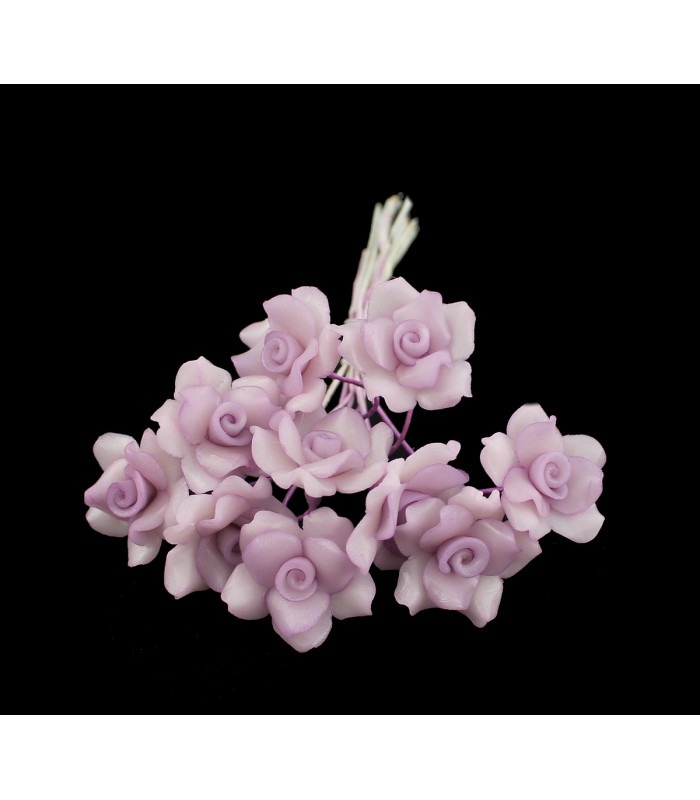 FLEUR EN PORCELAINE FROIDE 15mm