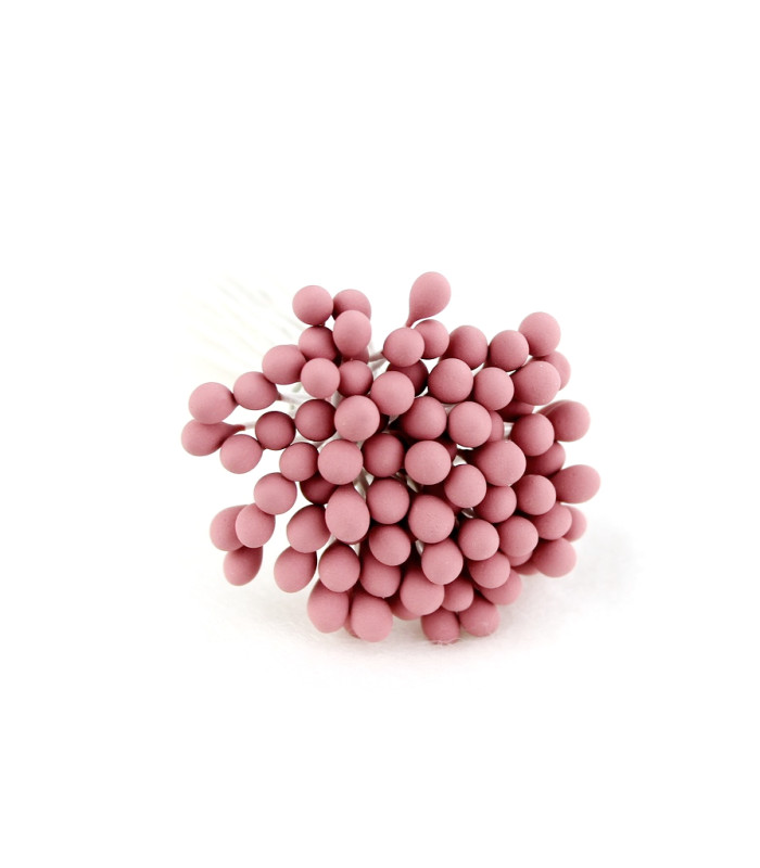 BOUQUET 90 PISTILS 5 MM. MAT TIGE FIL DE FER