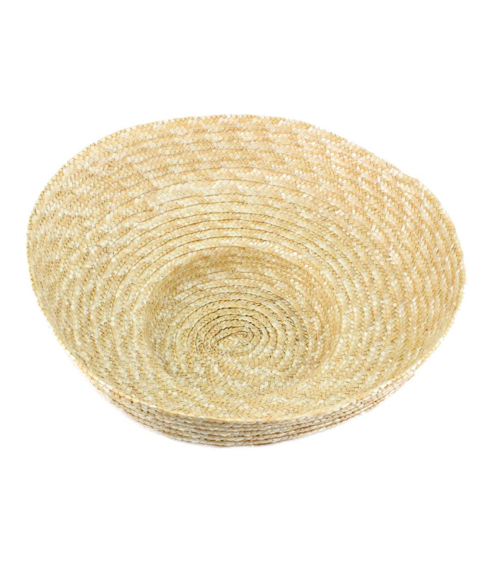 Chapeau en Paille Tressée Naturelle "HEPBURN"
