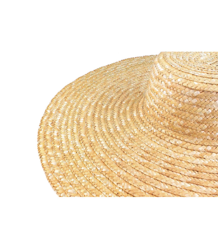 Chapeau de Paille Tressée 100% Naturel "Alondra"