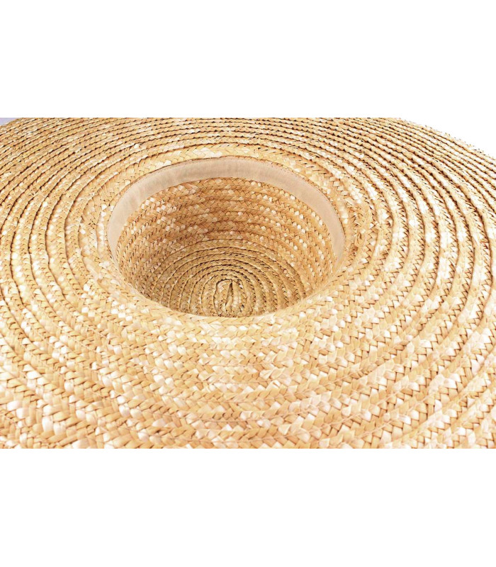 Chapeau de Paille Tressée 100% Naturel "Alondra"