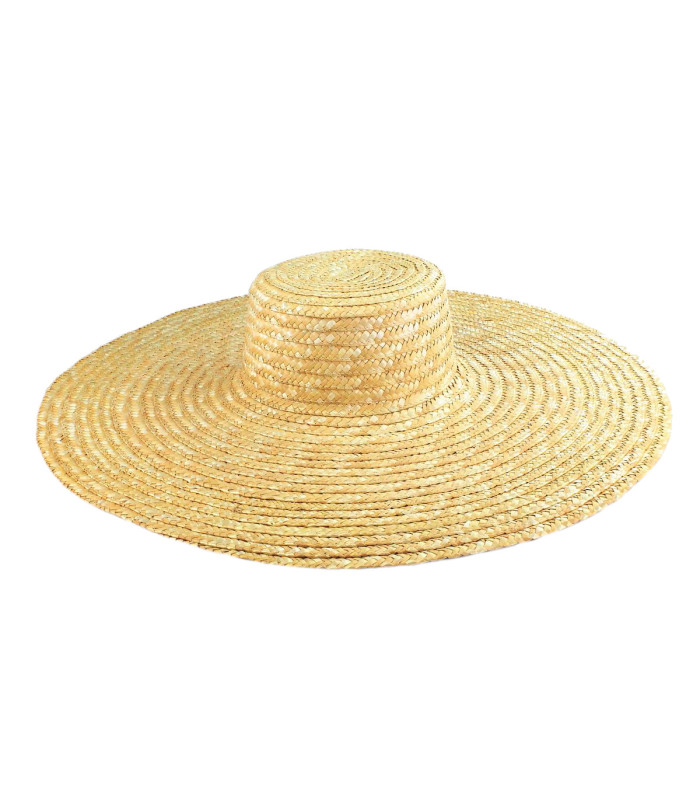 Chapeau de Paille Tressée 100% Naturel "Alondra"