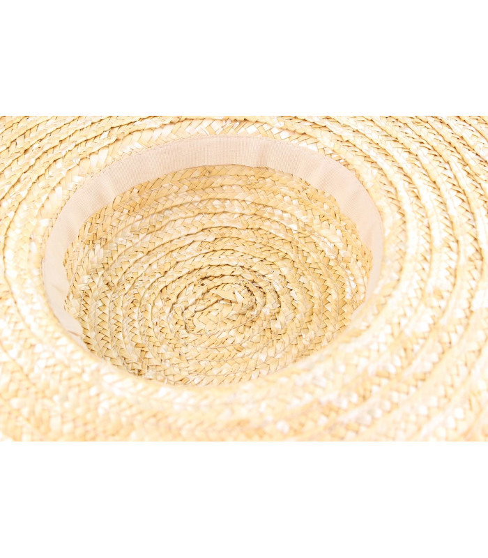 Pamela en Paille Tressée 100% Naturelle "Columbia"