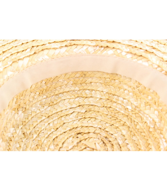 Pamela en Paille Tressée 100% Naturelle "Columbia"