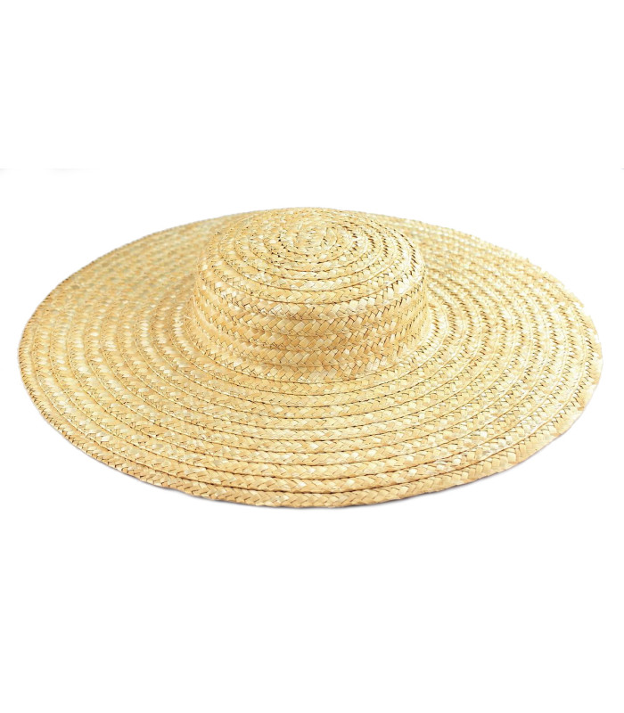 Hand-woven 100% Natural Straw Pamela "NORMANDY"